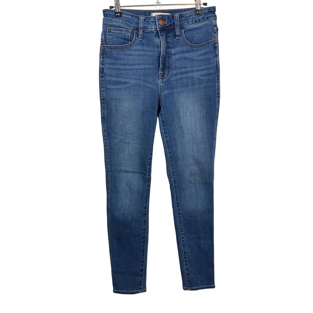 Madewell Roadtripper Jeans Womens 26 Blue High Rise Curvy Skinny Stretch